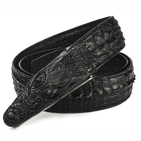 alligator gucci belt men|Men's Designer Luxury Formal Leather Belts .